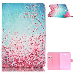 Cherry Blossoms Folio Stand Leather Wallet Case for Samsung Galaxy Tab A 8.0 T350 T355