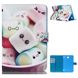 Marshmallow Folio Stand Leather Wallet Case for Samsung Galaxy Tab A 8.0 T350 T355