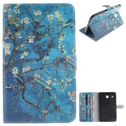 Apricot Tree Painting Tablet Leather Wallet Flip Cover for Samsung Galaxy Tab E 8.0 T375 T377