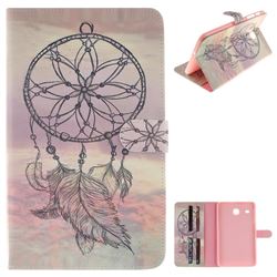 Dream Catcher Painting Tablet Leather Wallet Flip Cover for Samsung Galaxy Tab E 8.0 T375 T377