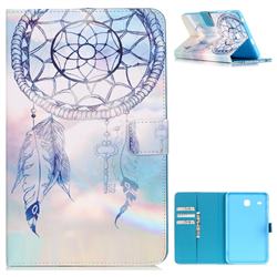 Fantasy Campanula Folio Stand Leather Wallet Case for Samsung Galaxy Tab E 8.0 T375 T377