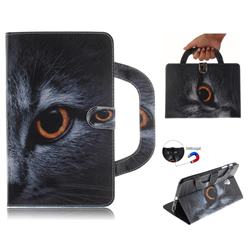 Cat Eye Handbag Tablet Leather Wallet Flip Cover for Samsung Galaxy Tab A 8.0 (2017) T380 T385 A2 S