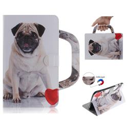 Pug Dog Handbag Tablet Leather Wallet Flip Cover for Samsung Galaxy Tab A 8.0 (2017) T380 T385 A2 S