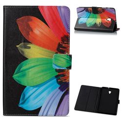 Colorful Sunflower Folio Stand Leather Wallet Case for Samsung Galaxy Tab A 8.0 (2017) T380 T385 A2 S