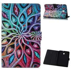 Spreading Flowers Folio Stand Leather Wallet Case for Samsung Galaxy Tab A 8.0 (2017) T380 T385 A2 S