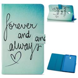 Love Forever Folio Stand Leather Wallet Case for Samsung Galaxy Tab A 8.0 (2017) T380 T385 A2 S