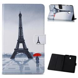 Rain Eiffel Tower Folio Stand Leather Wallet Case for Samsung Galaxy Tab A 8.0 (2017) T380 T385 A2 S