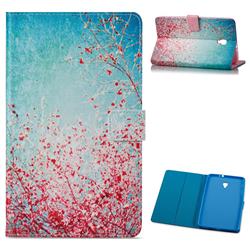 Cherry Blossoms Folio Stand Leather Wallet Case for Samsung Galaxy Tab A 8.0 (2017) T380 T385 A2 S