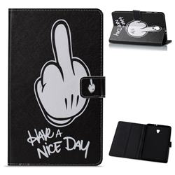Have a Nice Day Folio Stand Leather Wallet Case for Samsung Galaxy Tab A 8.0 (2017) T380 T385 A2 S