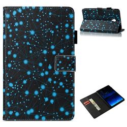 Constellation Folio Stand Leather Wallet Case for Samsung Galaxy Tab A 8.0 (2017) T380 T385 A2 S