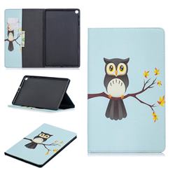 Owl on Tree Folio Stand Leather Wallet Case for Samsung Galaxy Tab A 10.1 (2019) T510 T515