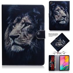 Lion Face Painting Tablet Leather Wallet Flip Cover for Samsung Galaxy Tab A 10.1 (2019) T510 T515