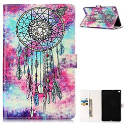Butterfly Chimes Folio Flip Stand PU Leather Wallet Case for Samsung Galaxy Tab A 10.1 (2019) T510 T515