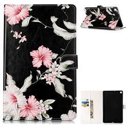 Azalea Flower Folio Flip Stand PU Leather Wallet Case for Samsung Galaxy Tab A 10.1 (2019) T510 T515