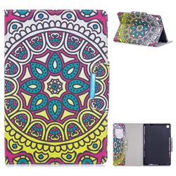Sun Flower Folio Flip Stand Leather Wallet Case for Samsung Galaxy Tab A 10.1 (2019) T510 T515