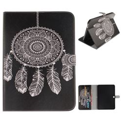 Black Wind Chimes Painting Tablet Leather Wallet Flip Cover for Samsung Galaxy Tab 4 10.1 T530 T531 T533 T535