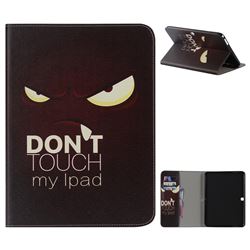 Angry Eyes Folio Flip Stand Leather Wallet Case for Samsung Galaxy Tab 4 10.1 T530 T531 T533 T535