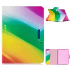 Rainbow Folio Flip Stand Leather Wallet Case for Samsung Galaxy Tab 4 10.1 T530 T531 T533 T535