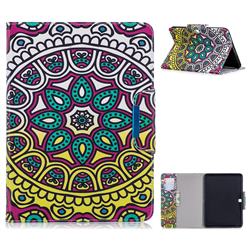 Sun Flower Folio Flip Stand Leather Wallet Case for Samsung Galaxy Tab 4 10.1 T530 T531 T533 T535
