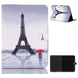 Rain Eiffel Tower Folio Stand Leather Wallet Case for Samsung Galaxy Tab 4 10.1 T530 T531 T533 T535