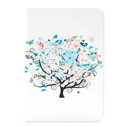Colorful Tree Folio Stand Leather Wallet Case for Samsung Galaxy Tab A 9.7 T550 T555