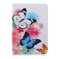 Vivid Flying Butterflies Folio Stand Leather Wallet Case for Samsung Galaxy Tab A 9.7 T550 T555
