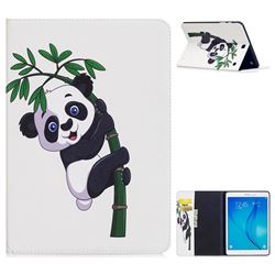 Bamboo Panda Folio Stand Leather Wallet Case for Samsung Galaxy Tab A 9.7 T550 T555