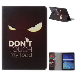 Angry Eyes Folio Flip Stand Leather Wallet Case for Samsung Galaxy Tab A 9.7 T550 T555