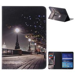 City Night View Folio Flip Stand Leather Wallet Case for Samsung Galaxy Tab A 9.7 T550 T555