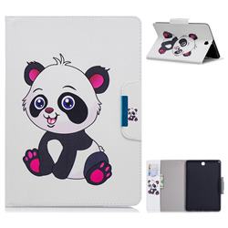 Baby Panda Folio Flip Stand Leather Wallet Case for Samsung Galaxy Tab A 9.7 T550 T555