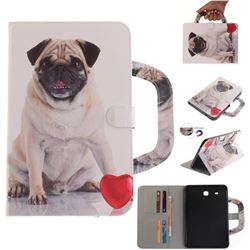 White Tiger Handbag Tablet Leather Wallet Flip Cover for Samsung Galaxy ...