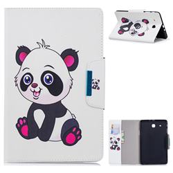 Baby Panda Folio Flip Stand Leather Wallet Case for Samsung Galaxy Tab E 9.6 T560 T561