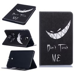 Crooked Grin Folio Stand Leather Wallet Case for Samsung Galaxy Tab A 10.1 T580 T585