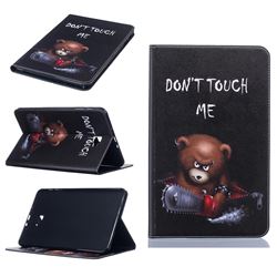 Chainsaw Bear Folio Stand Leather Wallet Case for Samsung Galaxy Tab A 10.1 T580 T585