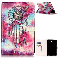 Butterfly Chimes Folio Flip Stand PU Leather Wallet Case for Samsung Galaxy Tab A 10.1 T580 T585