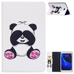 Lovely Panda Folio Stand Leather Wallet Case for Samsung Galaxy Tab A 10.1 T580 T585