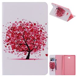 Colored Tree Folio Flip Stand Leather Wallet Case for Samsung Galaxy Tab A 10.1 T580 T585