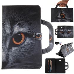 Cat Eye Handbag Tablet Leather Wallet Flip Cover for Samsung Galaxy Tab A 10.1 T580 T585