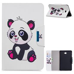 Baby Panda Folio Flip Stand Leather Wallet Case for Samsung Galaxy Tab A 10.1 T580 T585