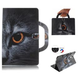 Cat Eye Handbag Tablet Leather Wallet Flip Cover for Samsung Galaxy Tab A 10.5 T590 T595
