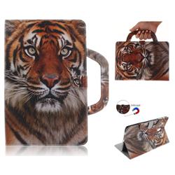 Siberian Tiger Handbag Tablet Leather Wallet Flip Cover for Samsung Galaxy Tab A 10.5 T590 T595