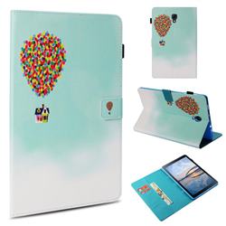 Hot Air Balloon Folio Stand Leather Wallet Case for Samsung Galaxy Tab A 10.5 T590 T595