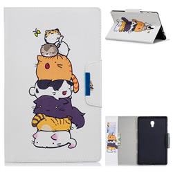Casing kittens Folio Flip Stand Leather Wallet Case for Samsung Galaxy Tab A 10.5 T590 T595