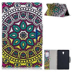 Sun Flower Folio Flip Stand Leather Wallet Case for Samsung Galaxy Tab A 10.5 T590 T595