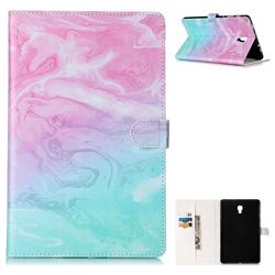 Pink Green Marble Folio Flip Stand PU Leather Wallet Case for Samsung Galaxy Tab A 10.5 T590 T595