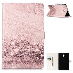 Glittering Rose Folio Flip Stand PU Leather Wallet Case for Samsung Galaxy Tab A 10.5 T590 T595