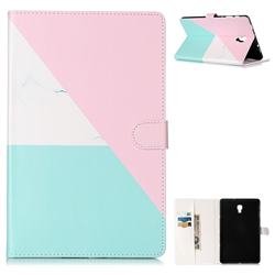 Tricolor Marble Folio Flip Stand PU Leather Wallet Case for Samsung Galaxy Tab A 10.5 T590 T595