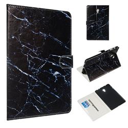 Black Marble Smooth Leather Tablet Wallet Case for Samsung Galaxy Tab A 10.5 T590 T595