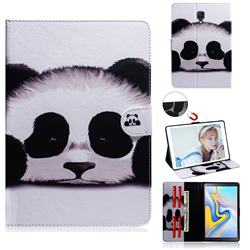 Sleeping Panda Painting Tablet Leather Wallet Flip Cover for Samsung Galaxy Tab A 10.5 T590 T595