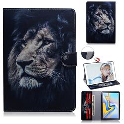 Lion Face Painting Tablet Leather Wallet Flip Cover for Samsung Galaxy Tab A 10.5 T590 T595